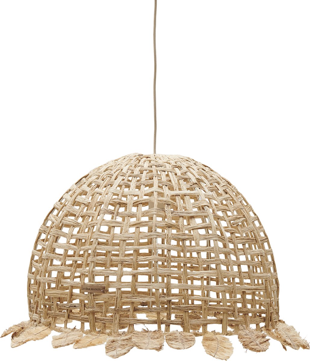 Riviera Maison Hanglamp Naturel - Marisol - Bananenblad (ØxH) 60x40