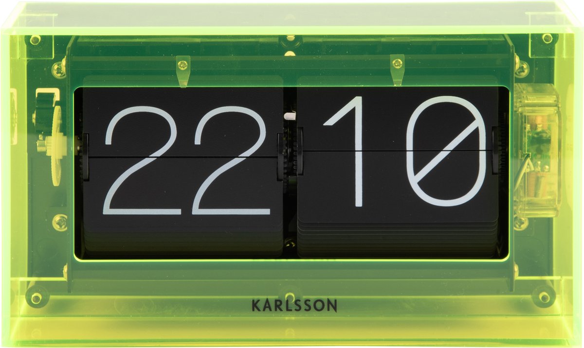 Karlsson - Table clock Boxed Flip
