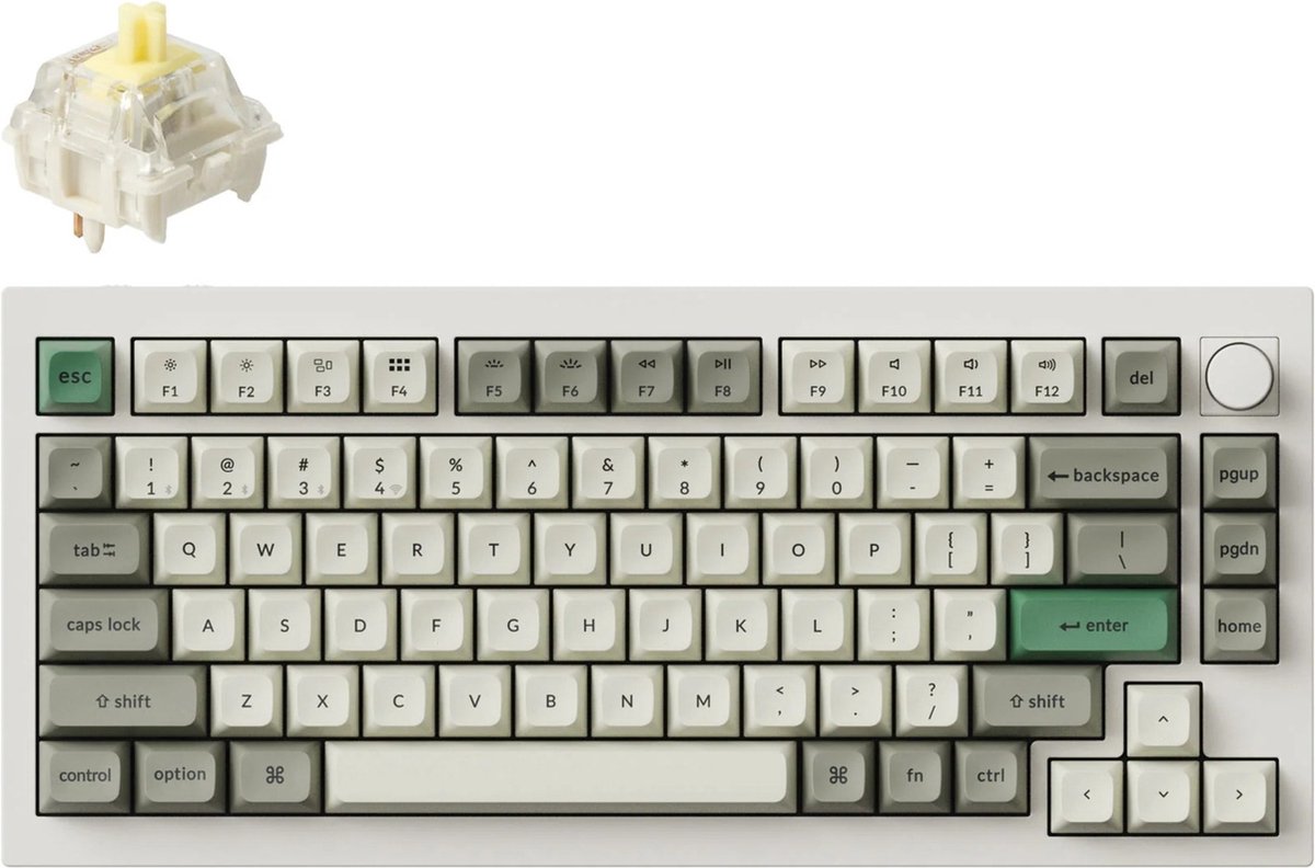 Keychron Q1 Max QMK/VIA gaming toetsenbord