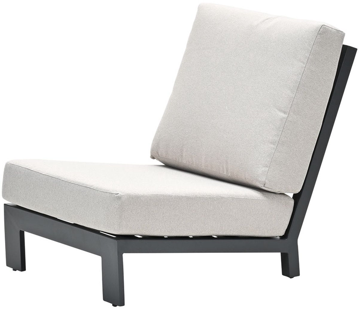 Garden Impressions Lincoln midden element - carbon black - desert sand