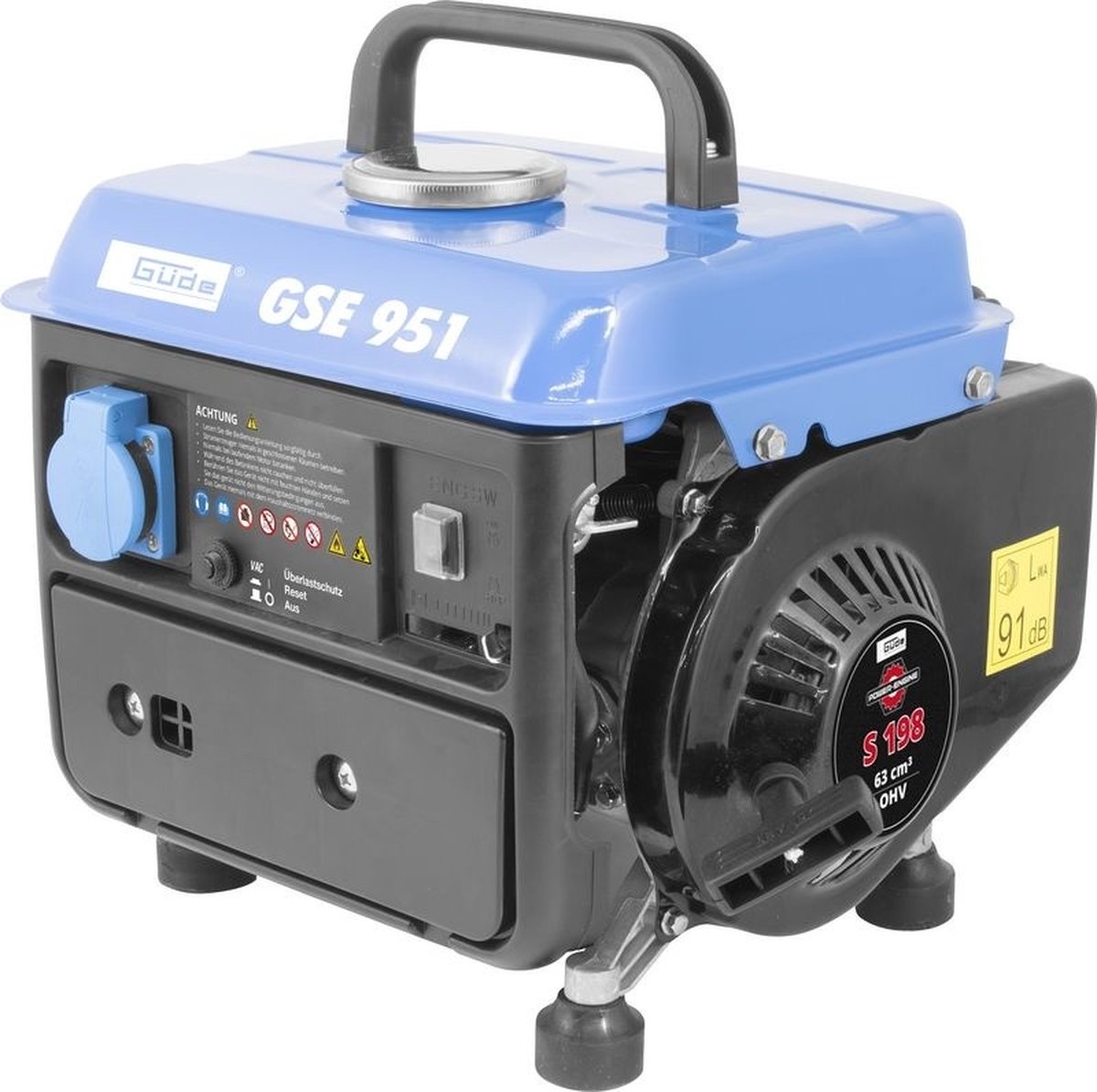 GÜDE GSE 951 2-takt Aggregaat 1 kW 15.6 kg 650 W