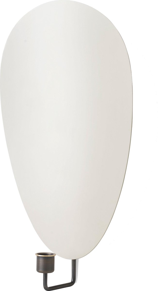 Audo Copenhagen Flambeau Kandelaar Wand Large Bronzed Brass/Grey