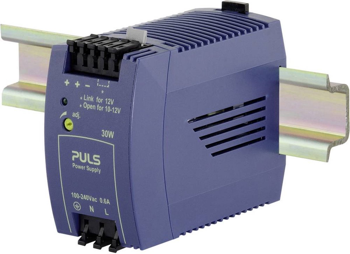 PULS MiniLine ML30.102 DIN-rail netvoeding 12 V/DC 2.5 A 30 W Aantal uitgangen: 1 x Inhoud: 1 stuk(s)
