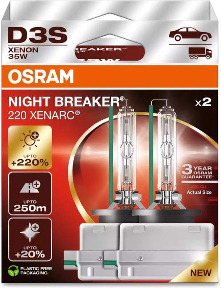 OSRAM 66340XN2-2HB Xenonlamp Xenarc Night Breaker 220 D3S 35 W 42 V