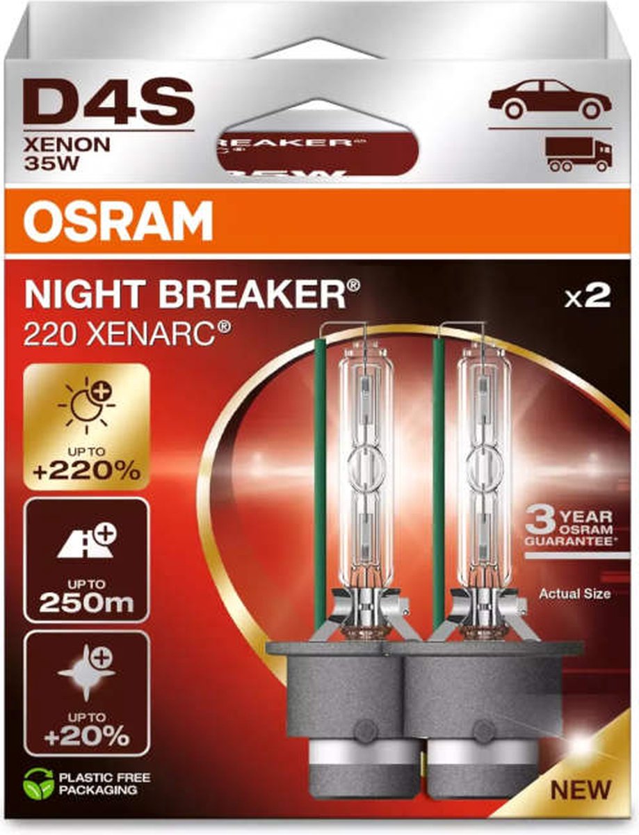 OSRAM 66440XN2-2HB Xenonlamp Xenarc Night Breaker 220 D4S 35 W 42 V