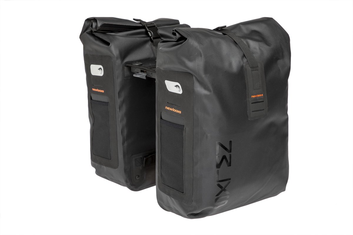 Dubbele fietstas Varo Double 40L Black Racktime
