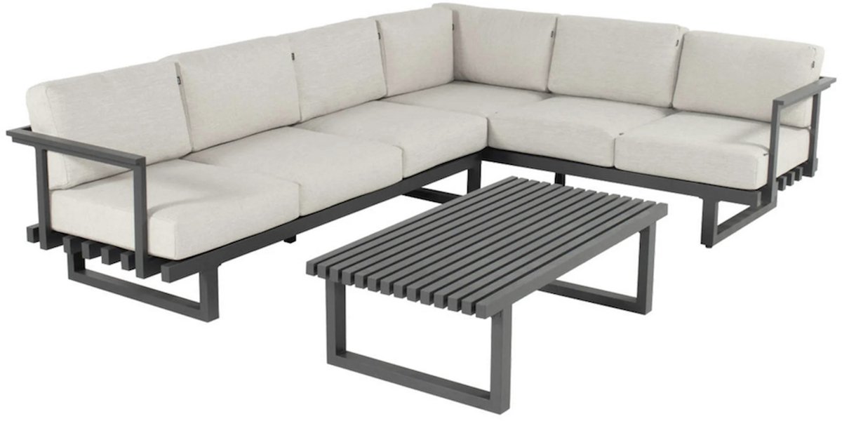 Calabria Lounge Corner Set 1 box set, KD legs - Hartman