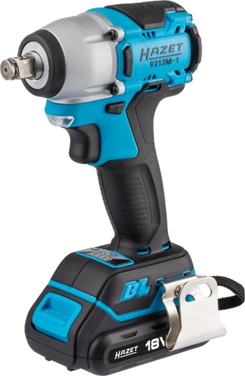 HAZET Mini accu-slagmoersleutelset · 18 Volt 9212M-1/4 · Losdraaimoment maximaal [Nm]: 270 Nm · 1/2 inch (12,5 mm) vierkant massief · 4-delig