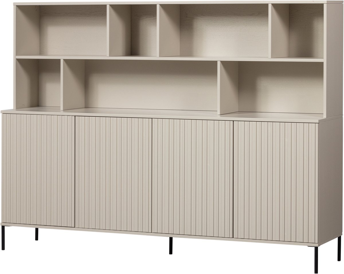 WOOOD New Gravure Wandkast - Grenen - Dust - 150x200x44