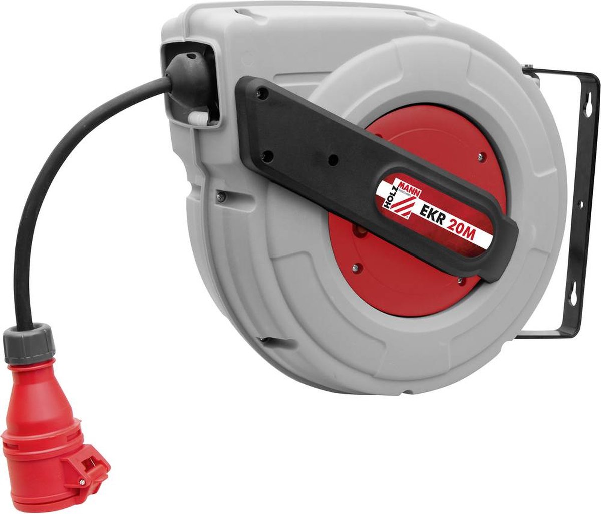 Holzmann Maschinen EKR20M_400V Kabelhaspel 20.00 m Zwart