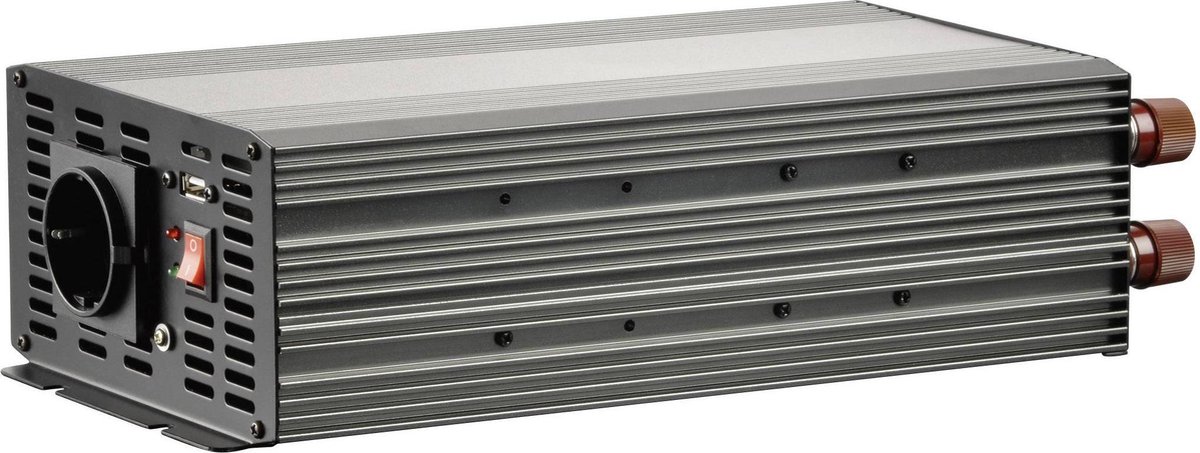 Omvormer VOLTCRAFT MSW 2000-24-G 2000 W 21 - 30 V Gemodificeerde sinusvorm Schroefklemmen