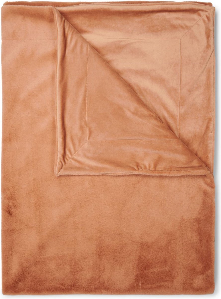 Essenza Furry Plaid Bright terra 150 x 200 cm