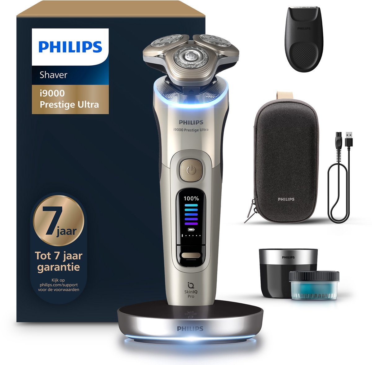 Philips Shaver I9000 Prestige Ultra Wet&dry Xp9403/31 Scheerapparaat Zilver