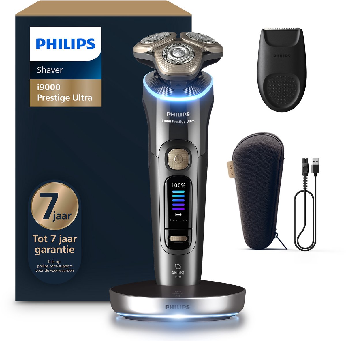 Philips Shaver I9000 Prestige Ultra Wet&dry Xp9402/11 Scheerapparaat Grijs