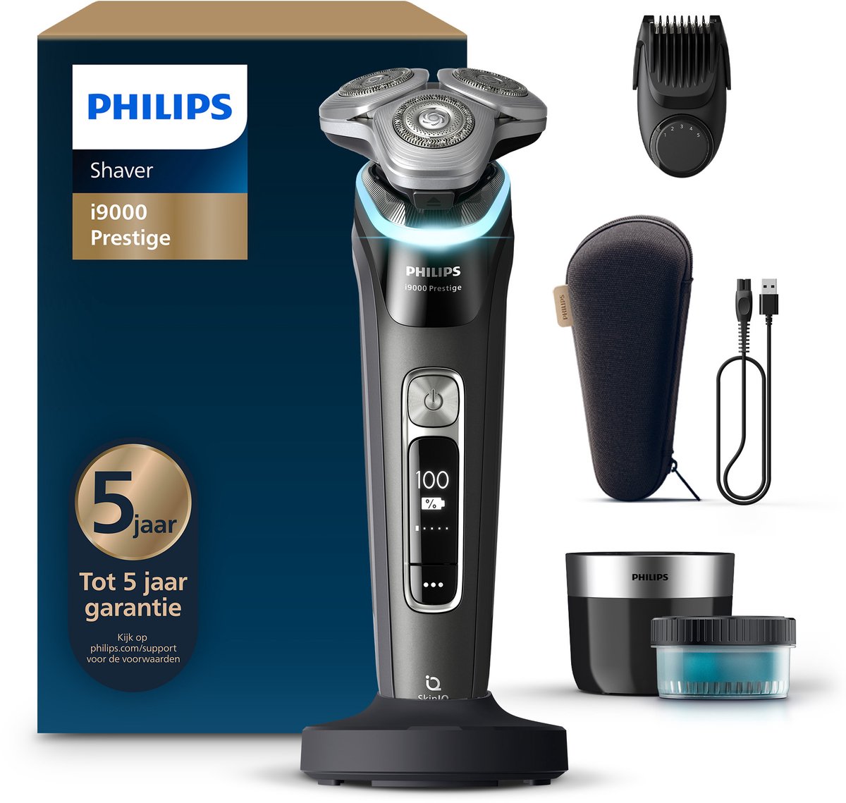 Philips Shaver I9000 Prestige Wet&dry Xp9200/33 Scheerapparaat Zwart