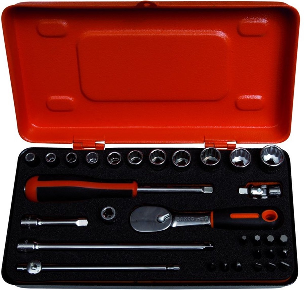 Bahco dopsleutelset 1/4" met bits | 6730MBP