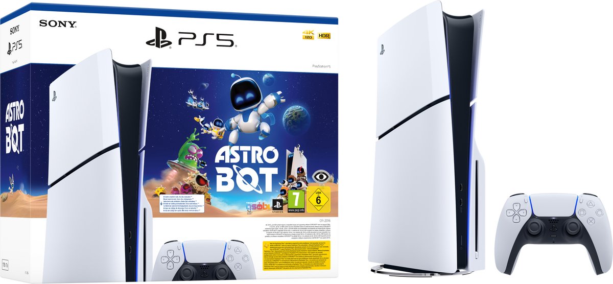 Sony Playstation 5 Console Slim - Disk Edition Astro Bot 1 Tb