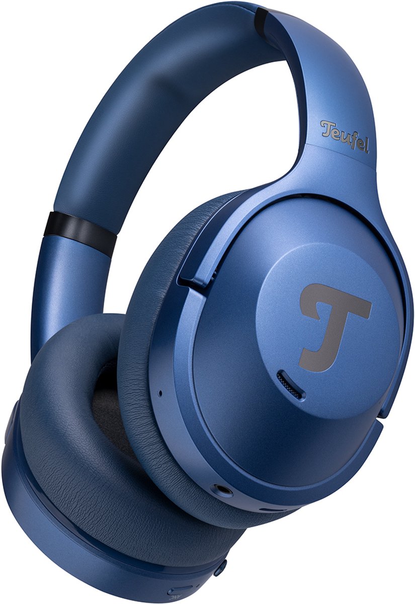 Teufel Real Blue NC 3 HD bluetooth koptelefoon Lange batterijduur Extreem lage bas Blue