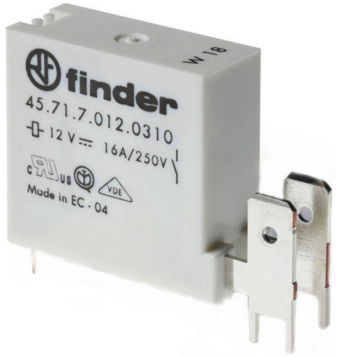 Finder 45.71.7.009.0310 Printrelais 9 V/DC 16 A 1x NO 50 stuk(s)