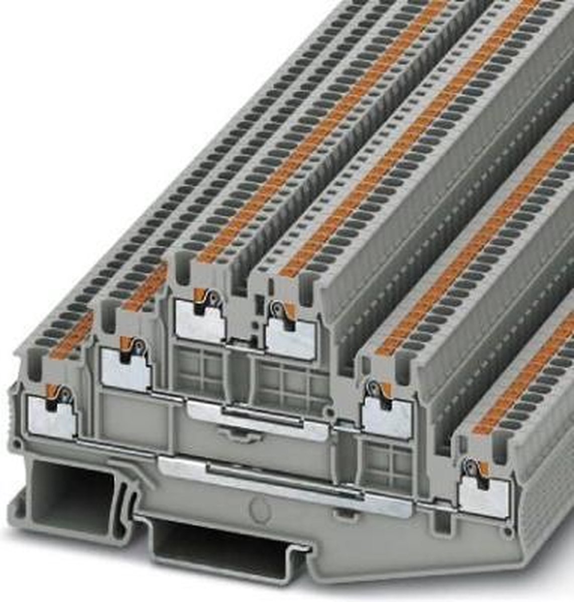 Phoenix Contact 3213713 Meeretageklem 3.5 mm Snelaansluiting Grijs 50 stuk(s)