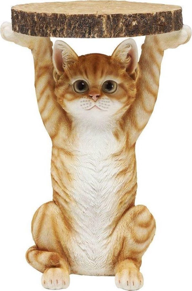 Kare Bijzettafel Animal Kat Ø33cm
