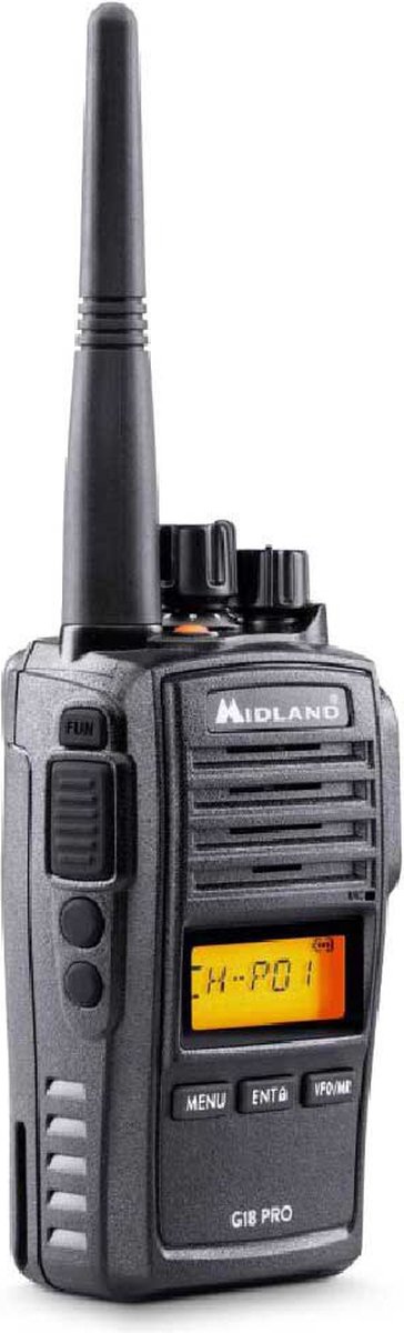 Midland G18 Pro PMR C1145.02 PMR-portofoon Set van 1 stuks