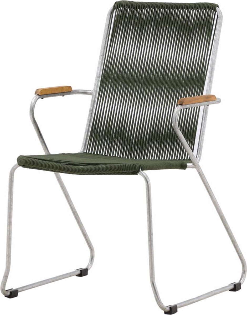 Venture Home Bois Eetkamerstoel 63 x 93 x 60 - Groen - 2-pack