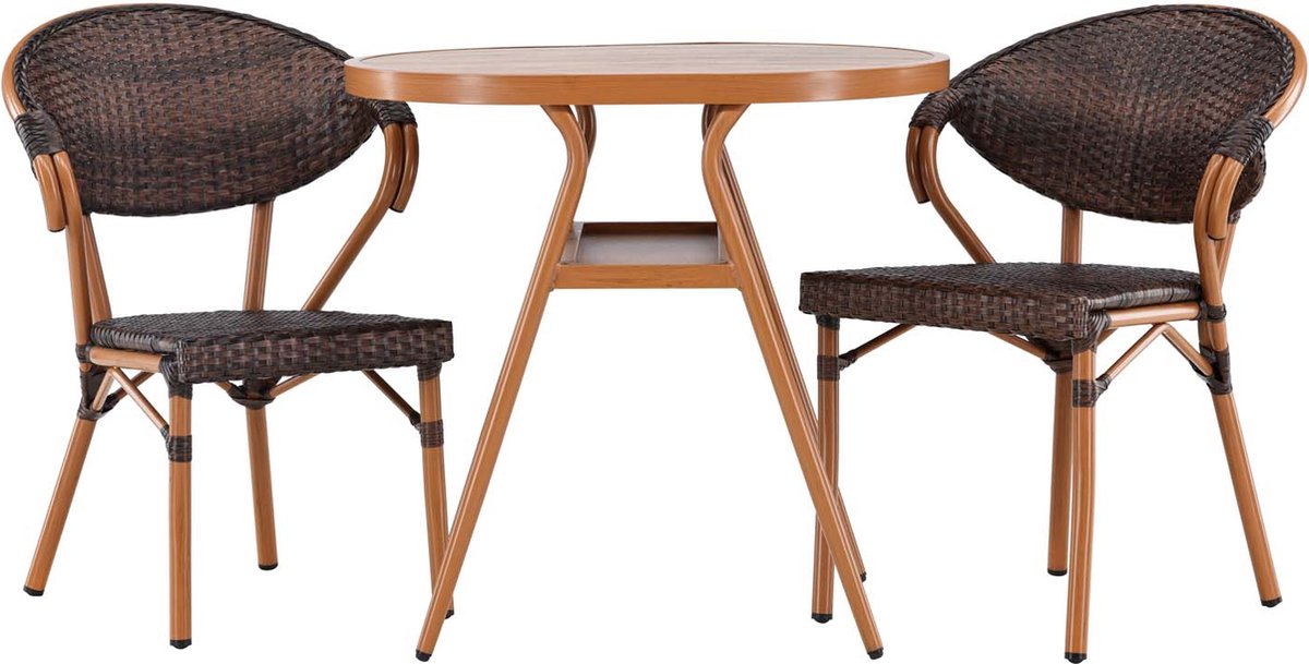 Venture Home Abrantes Cafésset - Bruin
