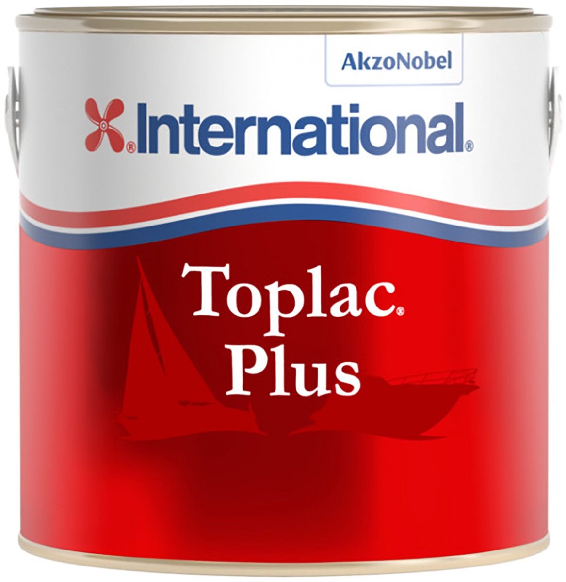 International Toplac Plus hoogglans aflak 2,5 l, 001 snow white