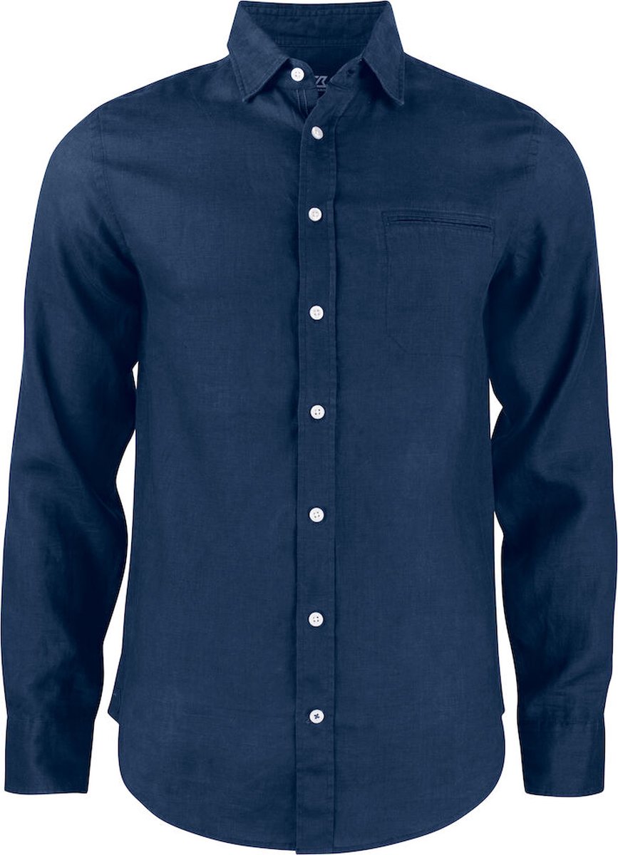 Cutter & Buck 352408 Summerland Linen Shirt Men - Dark Navy - L