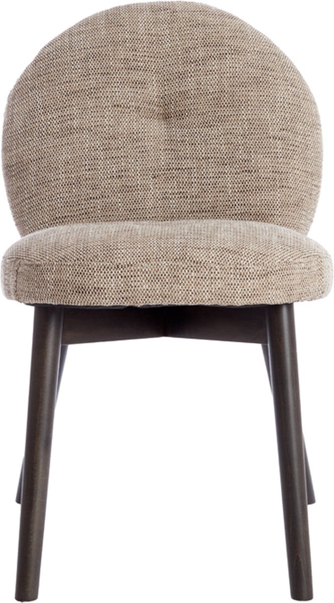 Light & Living - Eetkamerstoel SINOSA - 59x50x83cm - Bruin - Set van 2