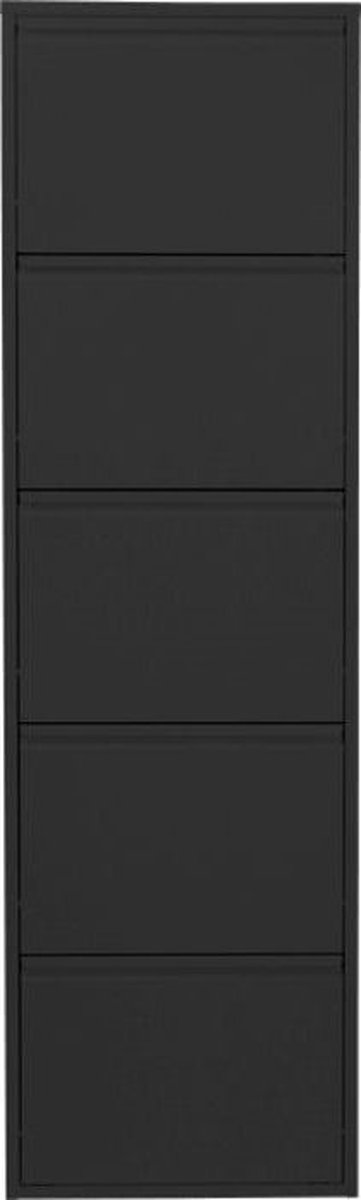 Kare Schoenenkast Caruso 5 Black (MO)