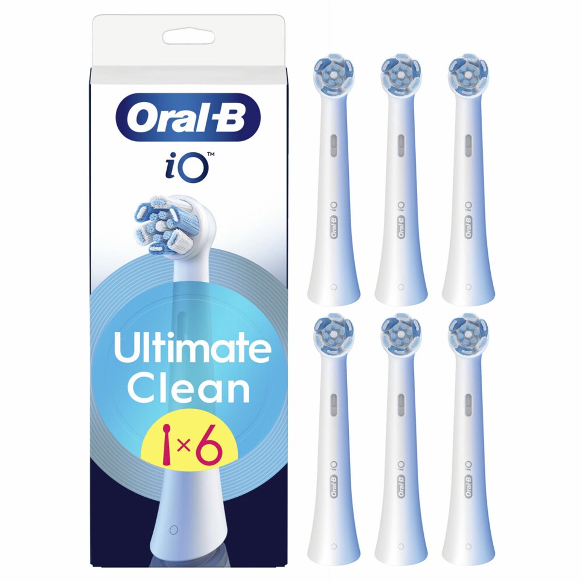6x Oral-B Opzetborstels iO Ultimate Clean Wit 6 stuks