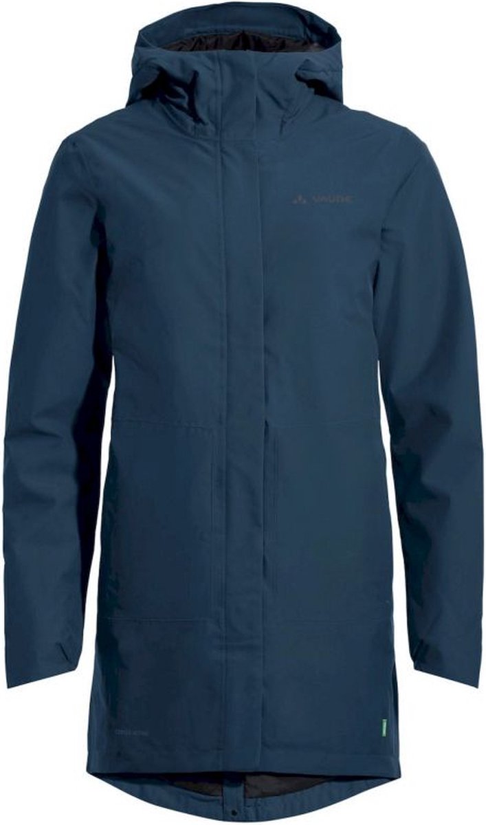 VAUDE Dameswintermantel Padded Parka II, Maat 36, Fiets jas, Fietskledij