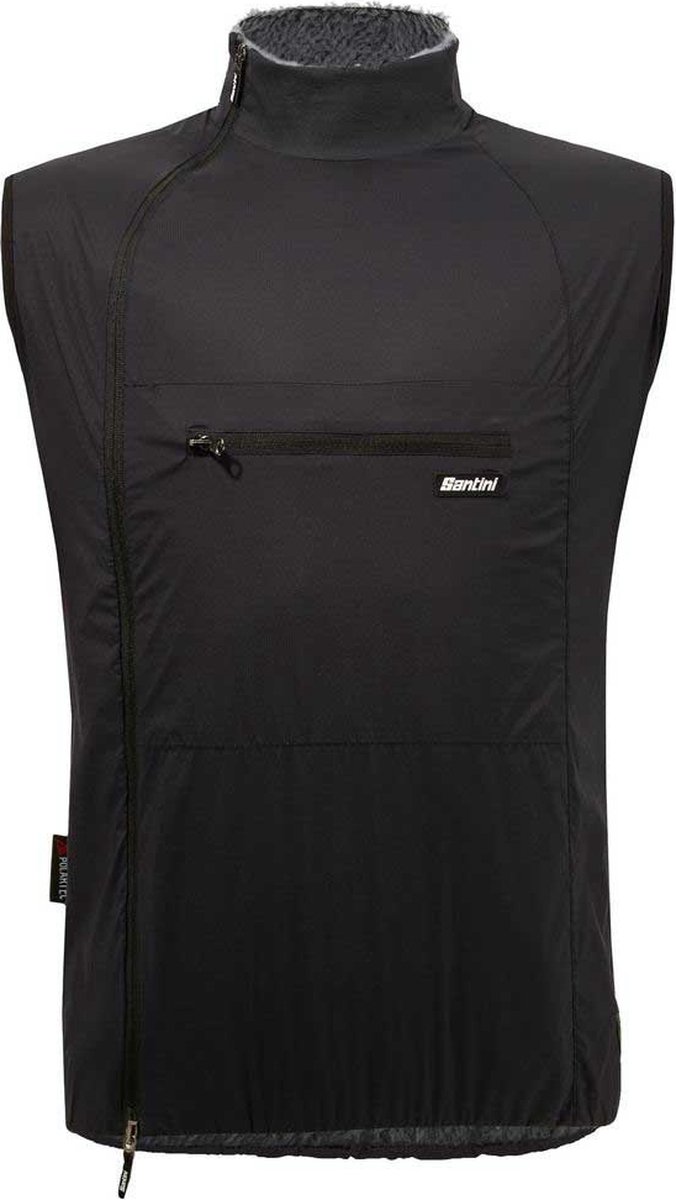 SANTINI thermovest Alpha Pack windvest, voor heren, Maat XL, Fietsvest,