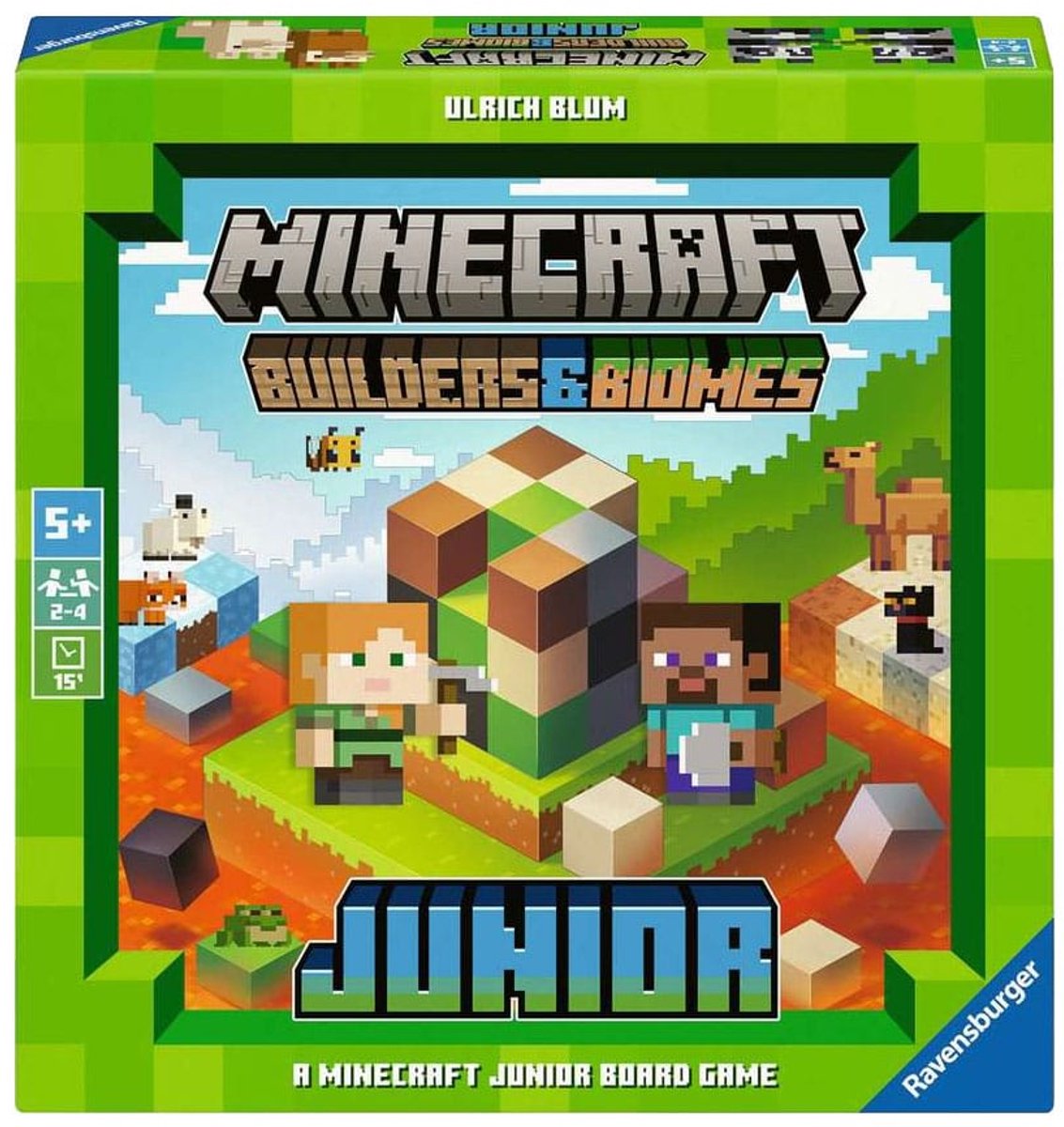 Ravensburger Minecraft Junior Game Builders And Biome Bordspel