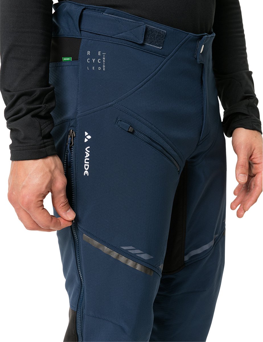Lange fietsbroek zonder zeem Virt II lange bikebroek, voor heren, Maat XL,