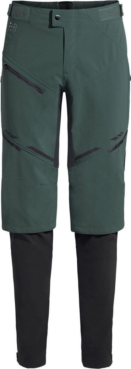 VAUDE Lange fietsbroek zonder zeem Virt II lange bikebroek, voor heren, Maat M,