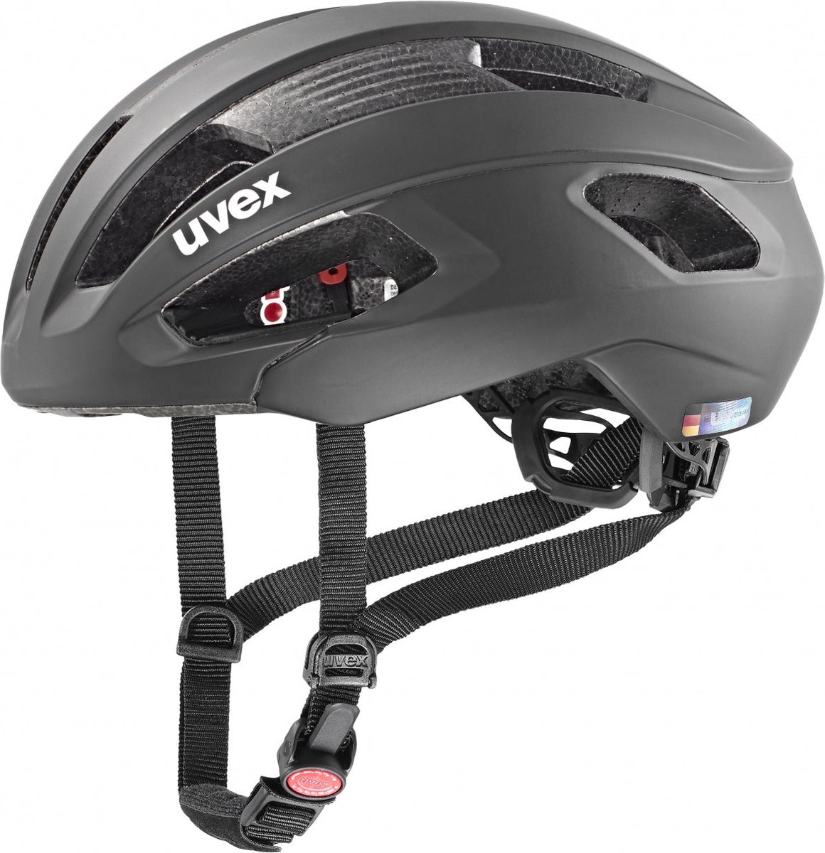 UVEX Racefietshelm Rise cc, Unisex (dames / heren), Maat M, Fietshelm,