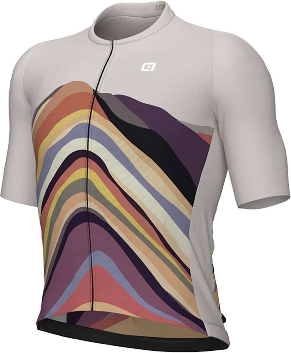 ALÉ Rainbow fietsshirt met korte mouwen, voor heren, Maat L, Fietsshirt,