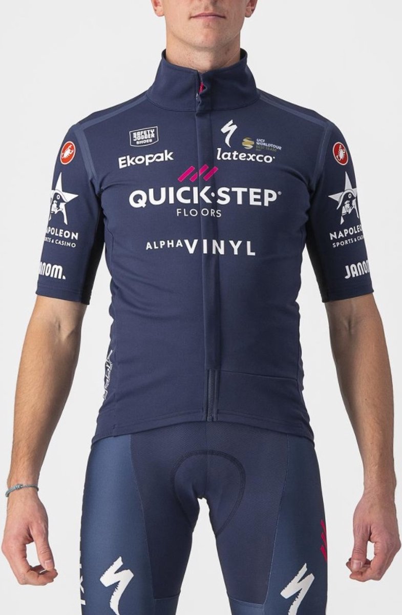 QUICK-STEP ALPHA VINYL met korte mouwen Gabba RoS 2022 Light Jacket, voor heren,