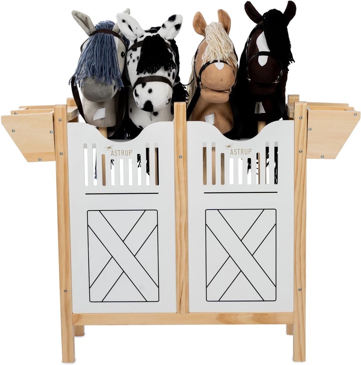 by ASTRUP Paardenbox voor 4 rijpaarden - by ASTRUP - OneSize - Speelgoed
