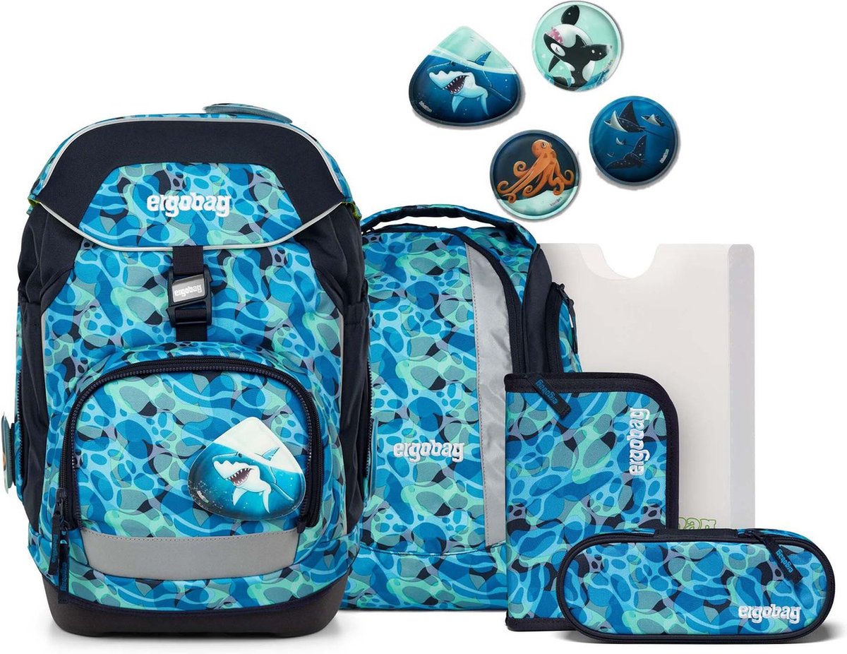 Ergobag Schooltas Set - Ocean DuikBeer - Ergobag - OneSize - Schooltas