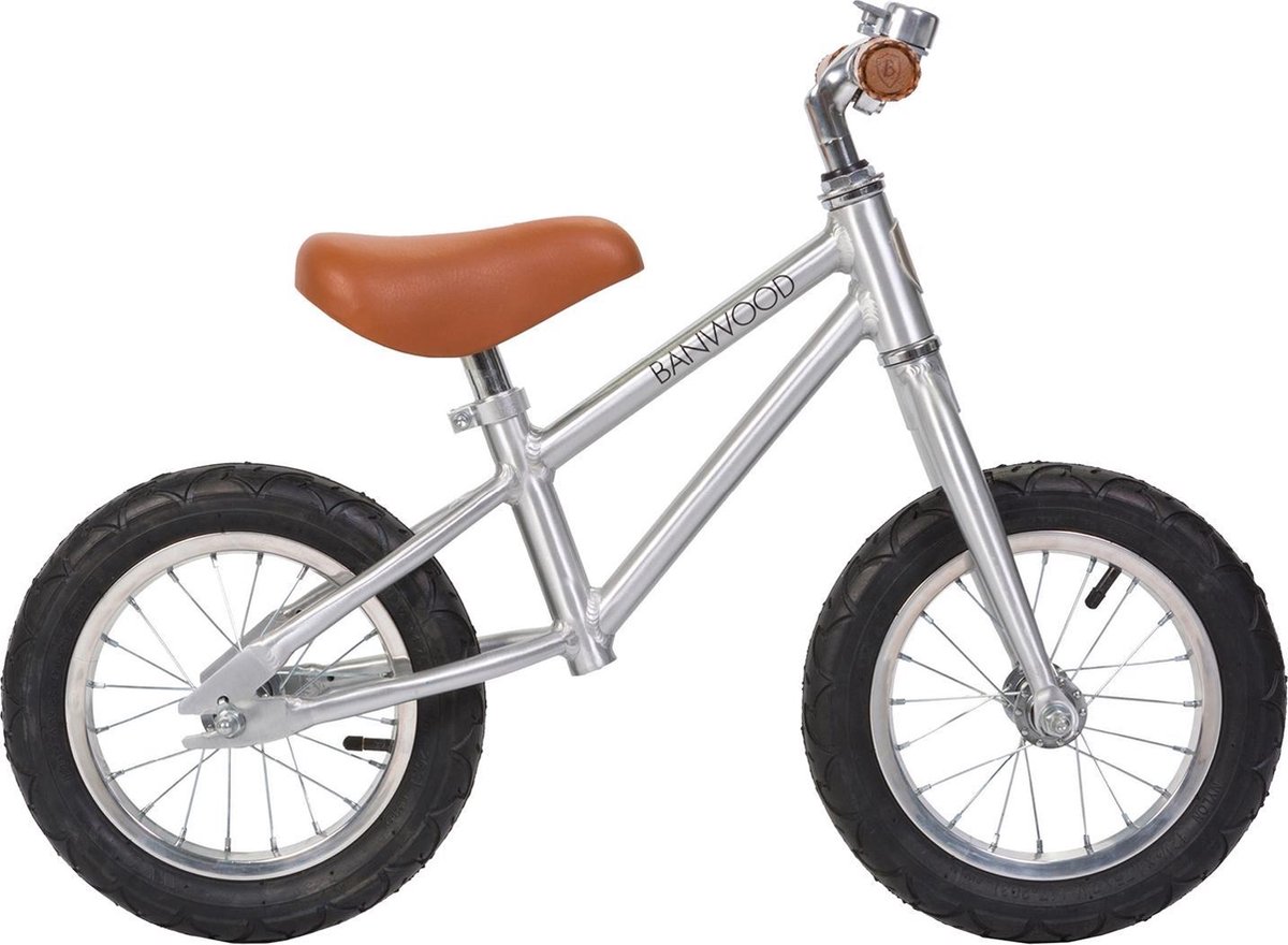 Banwood Loopfiets - First Go! - Chrome - Banwood - OneSize - Loopfiets