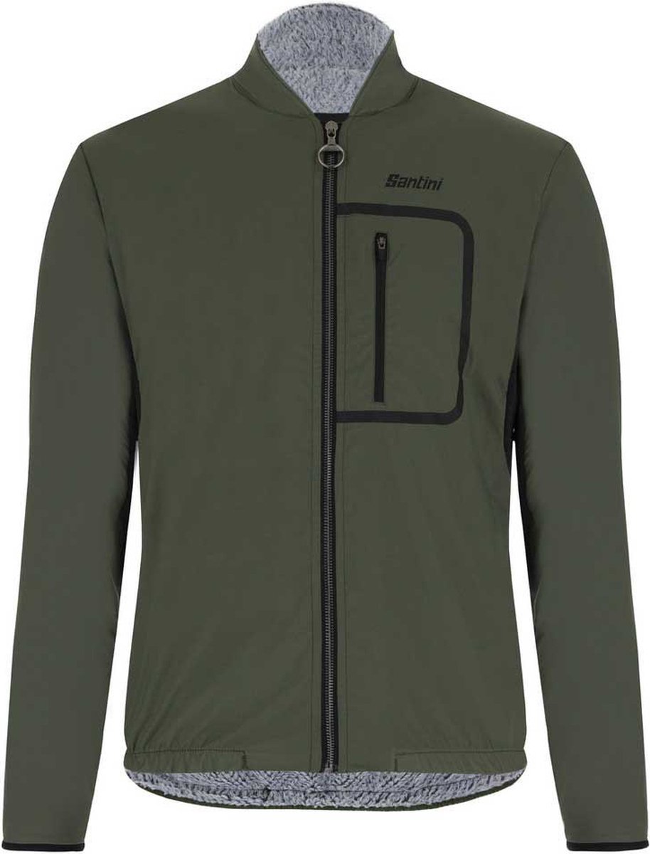 SANTINI Winterjack Alpha T Thermojack, voor heren, Maat L, Fiets jack,