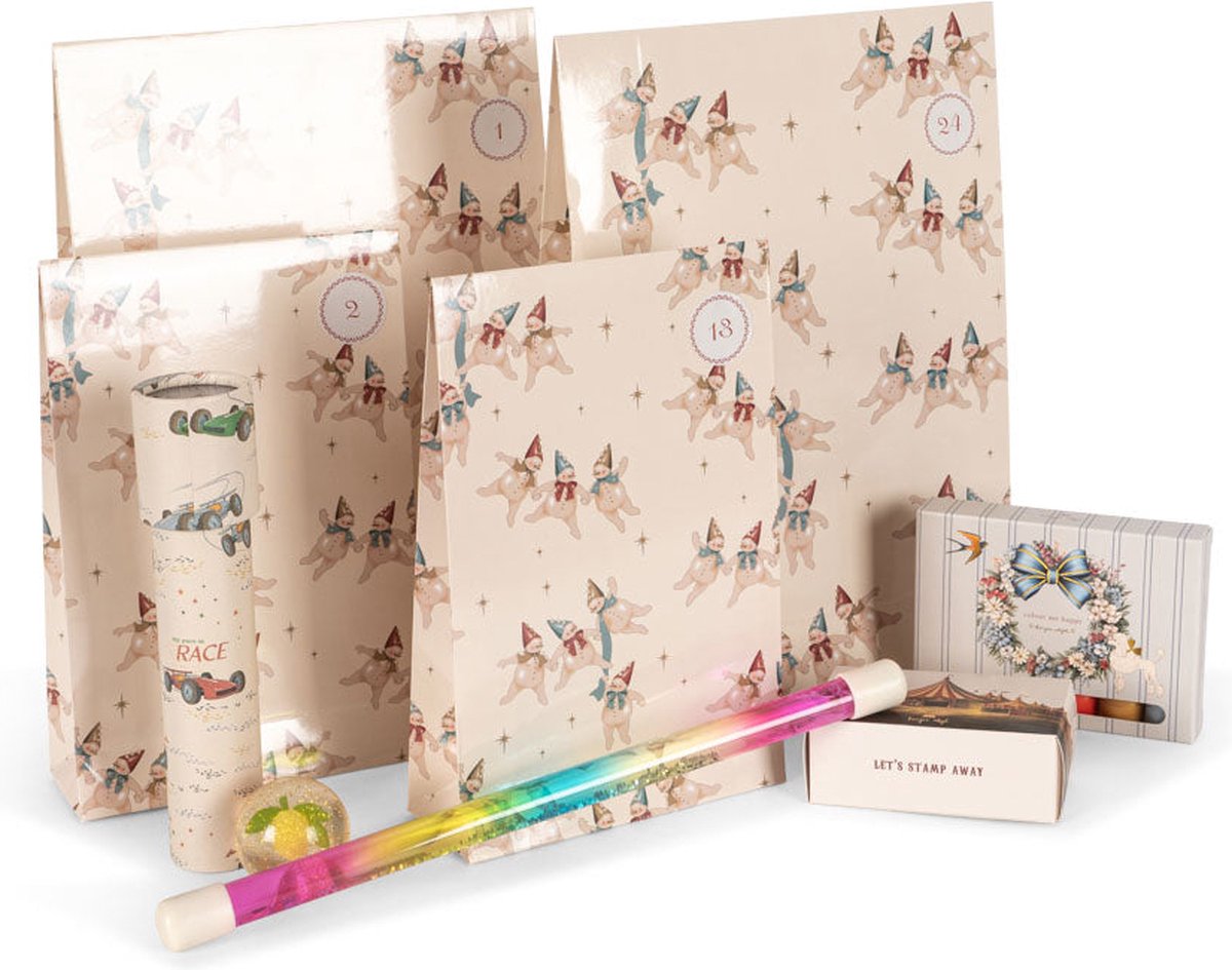 Konges Sløjd Pakketkalender - Kerstmis - Jongen - Konges Sløjd - OneSize - Kalender