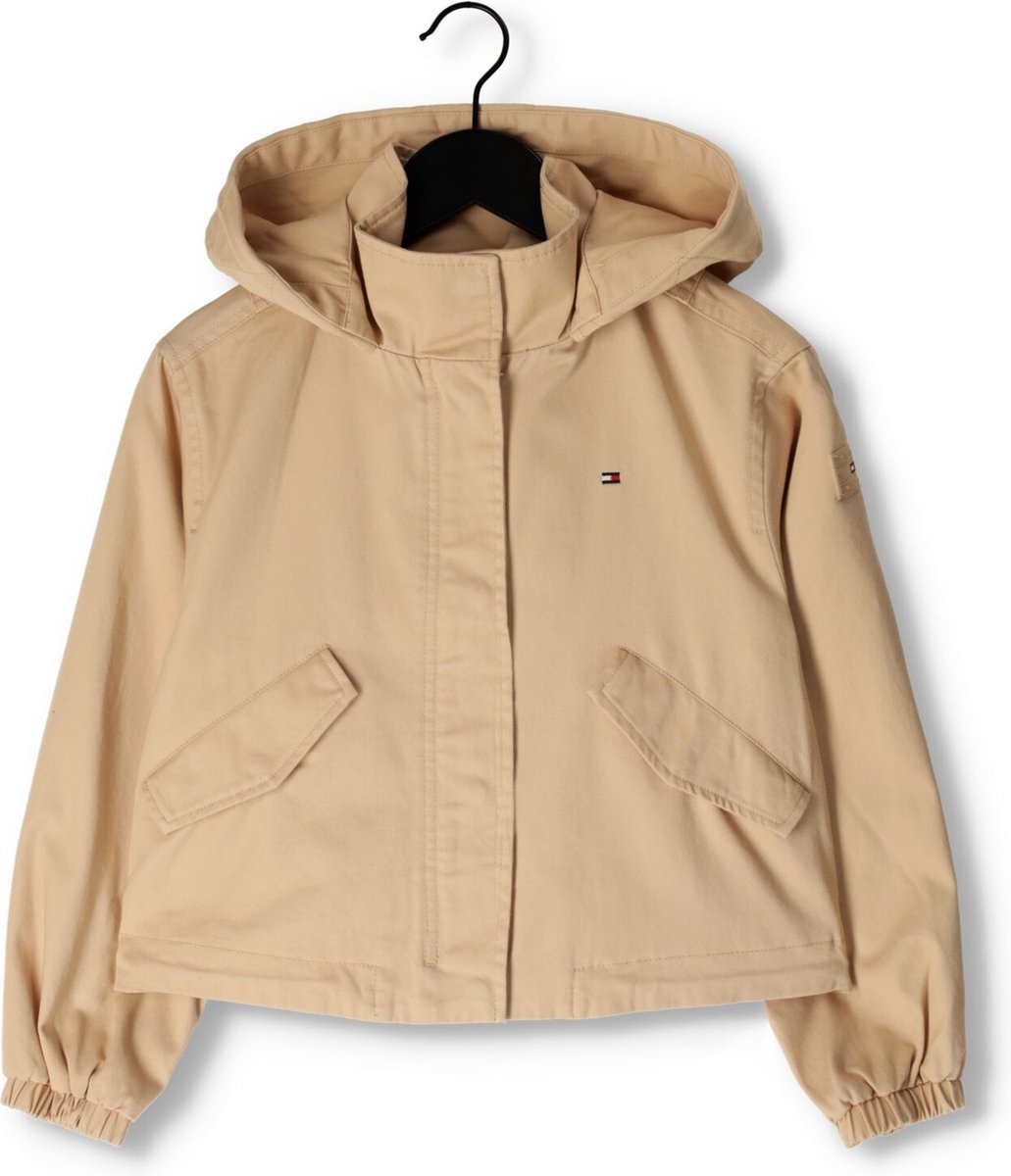 Tommy Hilfiger Jas - Cotton Parka - Light Oker - Tommy Hilfiger - 8 jaar (128) - Zomerjas