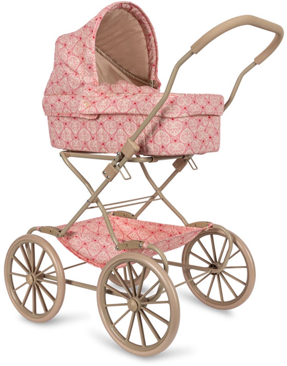 Konges Sløjd Poppenwagen - Kanten Roze - Konges Sløjd - OneSize - Poppenwagen