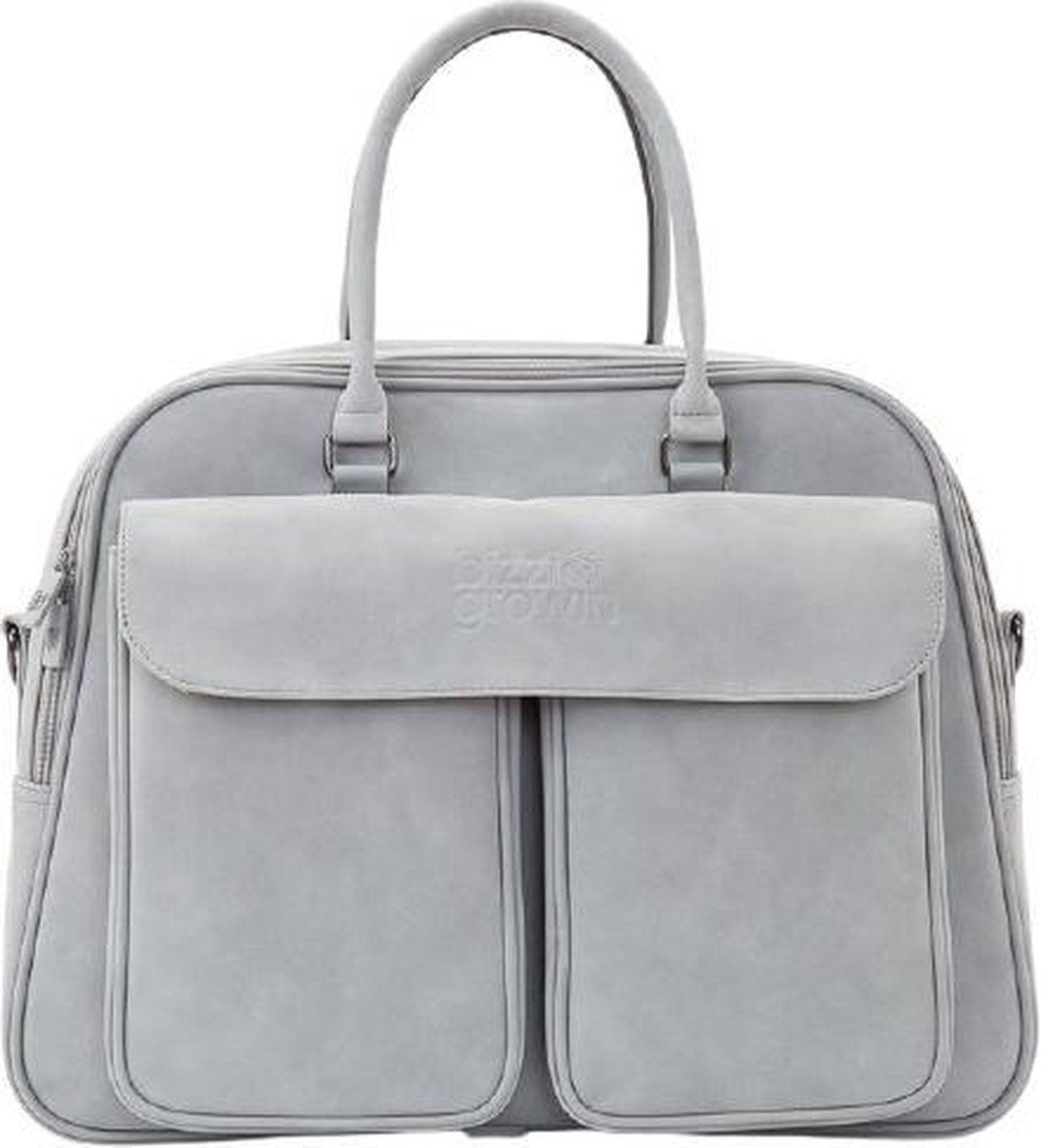 Bizzi Growin Luiertas/Reisbed - POD - Fluisteren Grey - Bizzi Growin - OneSize - Luiertas