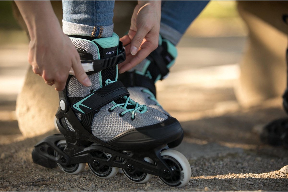 Rollerblade Rolschaatsen - Macroblade - 80 ABT W - Grey/Mint - Rollerblade - 39 - Rolschaatsen